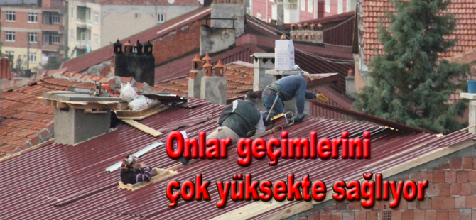 Onlar geçimlerini çok yüksekte sağlıyorlar