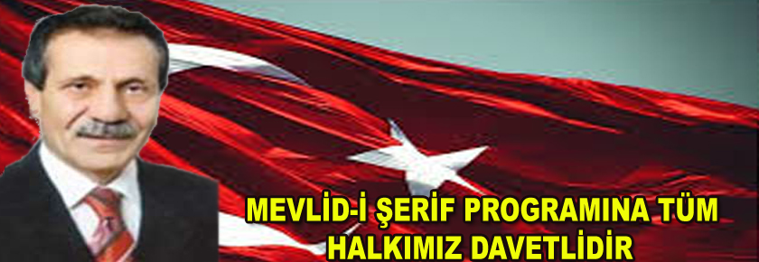 Mevlid-i Şerif programına davet