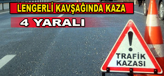 Feci kazada 4 kişi yaralandı