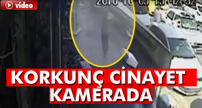 İş adamı cinayeti kamerada