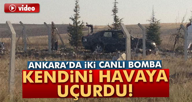 Ankara'da iki canlı bomba kendini havaya uçurdu