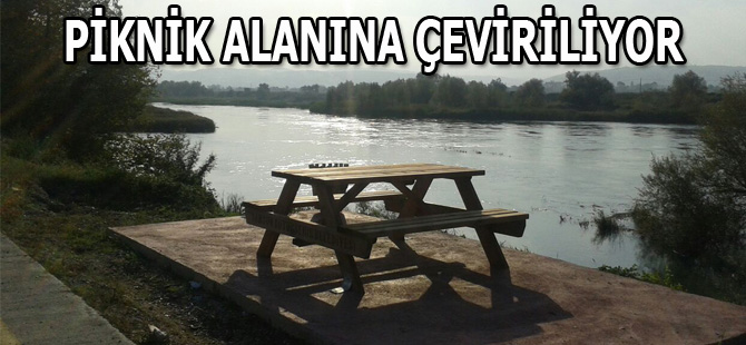 Piknik alanına çeviriliyor