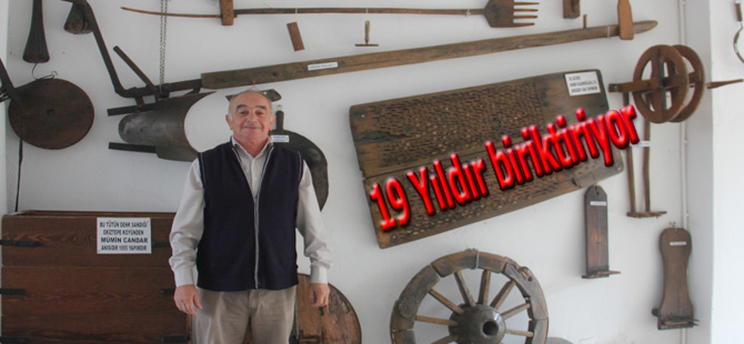 19 Yıldır ekileri biriktiriyor