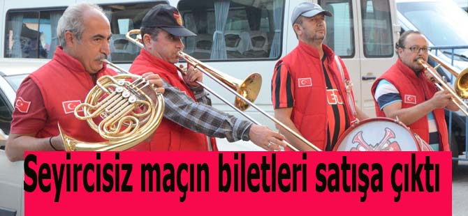 Seyircisiz maçın biletleri kapış kapış satıldı