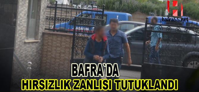 Hırsızlık zanlısı tutuklandı