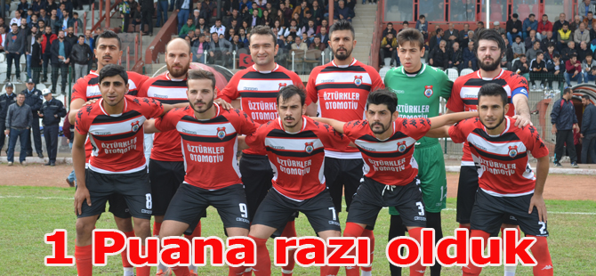 Bafraspor 1 puana razı oldu