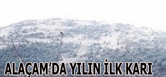 Kızlan'a yılın ilk karı düştü