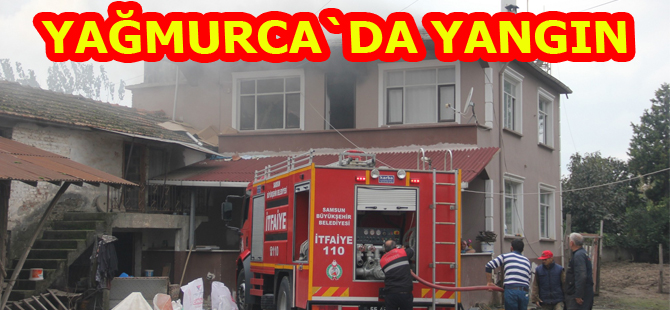 Yağmurca mevkinde yangın