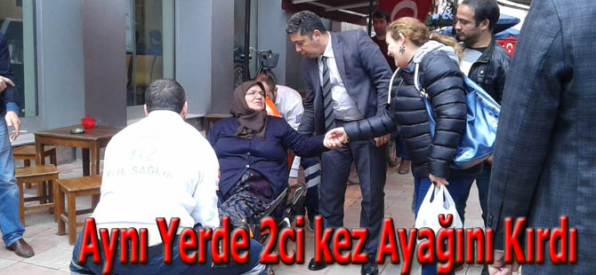 Aynı Yerde 2ci kez Ayağını Kırdı