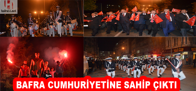 Bafra Cumhuriyetine sahip çıktı