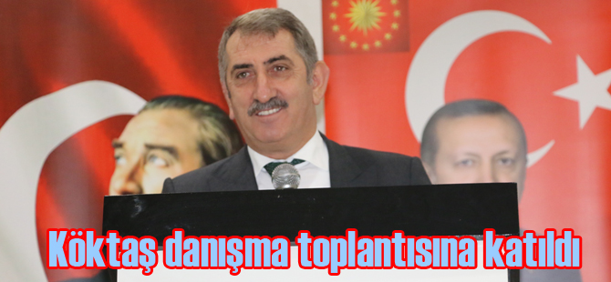 Köktaş danışma toplantısına katıldı