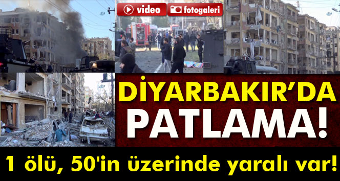 Diyarbakır'da Patlama çok Ambulans bölgede