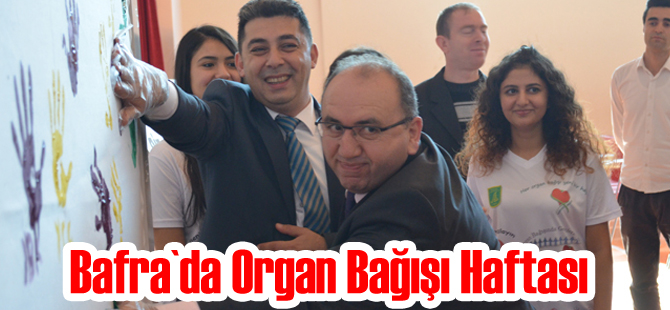 Bafra`da Organ Bağışı Haftası