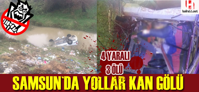 Yollar kan gölüne döndü