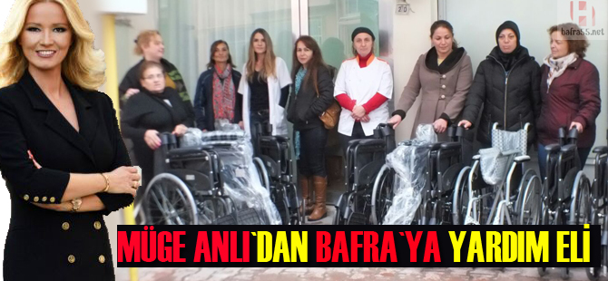 Müge Anlı`dan Bafra`ya destek