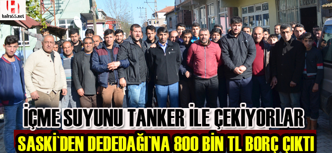 Saski`ye 800 bin lira borç