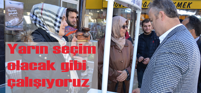 Başkan Topaloğlu; ‘’ Yarın Seçim Olacakmış gibi Çalışıyoruz ’’