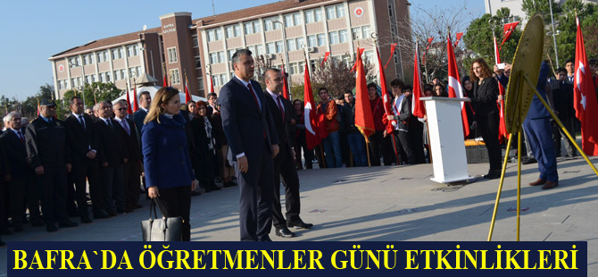 Bafra`da öğretmenler günü