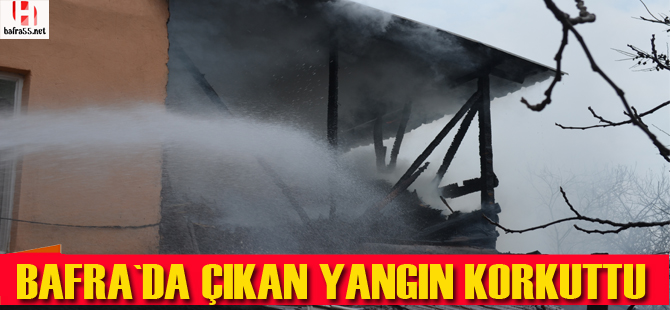 Yangın çevre binalara sıçramadan söndürüldü