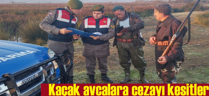 Kaçak avcılara suç üstü