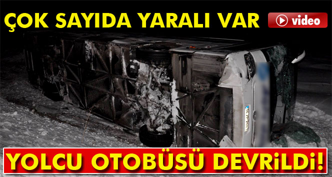 Buzlu yolda trafik kazası: 33 yaralı