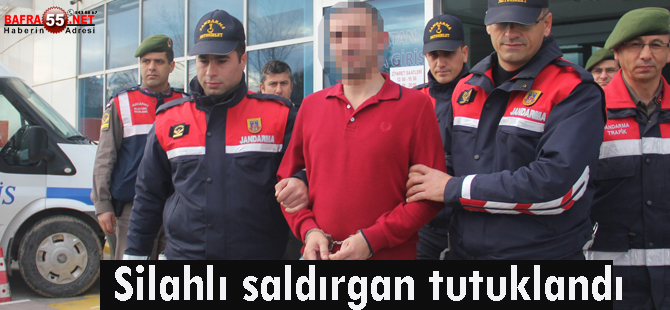 Bafra'da silahlı saldırı düzenleyen şahıs tutuklandı