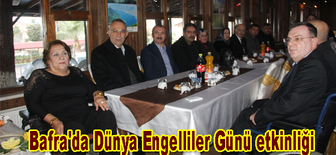 Bafra'da Dünya Engelliler Günü etkinliği