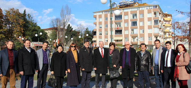 Balkan Türk heyetinden Alaçam ziyareti