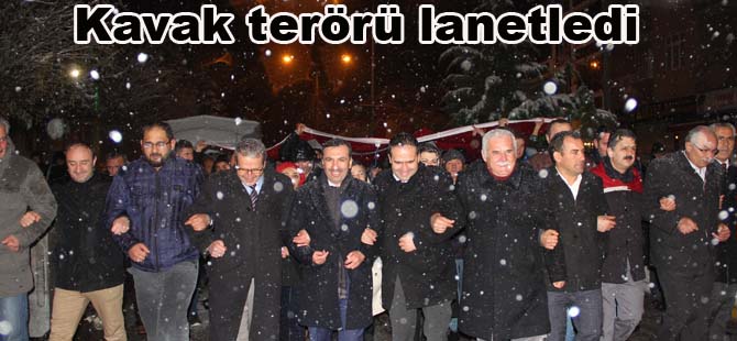 Kavak Terörü Lanetledi