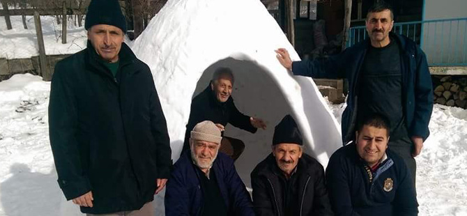 Atakum'da bir Eskimo evi