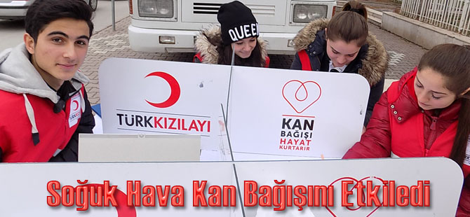 HAVALAR KAN BAĞIŞINI ETKİLEDİ