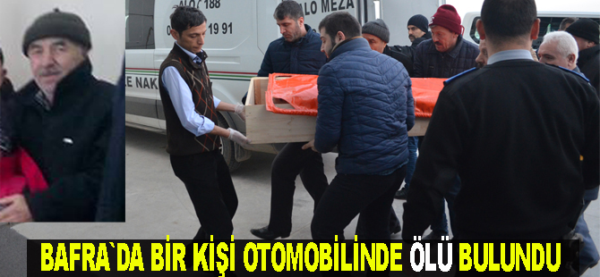 Bir kişi otomobil içerisinde ölü bulundu