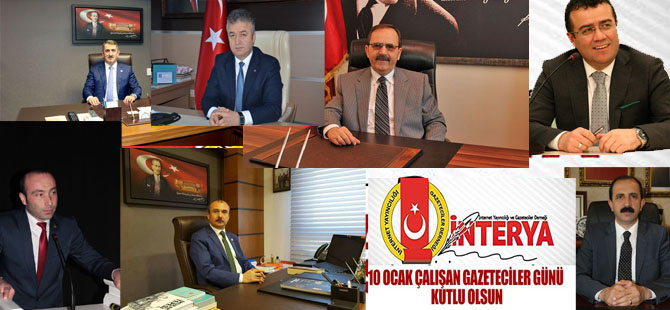 10 Ocak Çalışan Gazeteciler Kutlama Mesajları