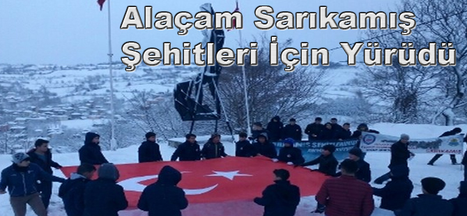 Alaçam Sarıkamış Şehitleri İçin Yürüdü