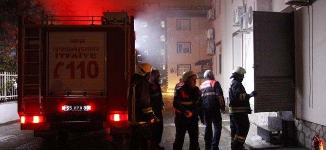 Halk Sağlığı Müdürlüğü'nde yangın