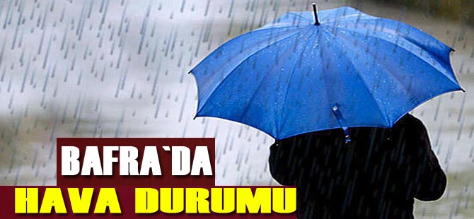 Bafra`da hava durumu