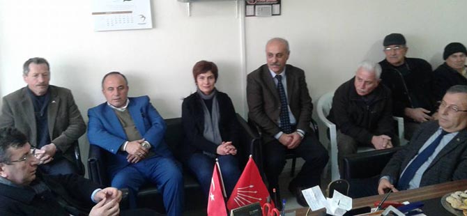 Kaymakam Türkel'den CHP ilçe teşkilatına ziyaret
