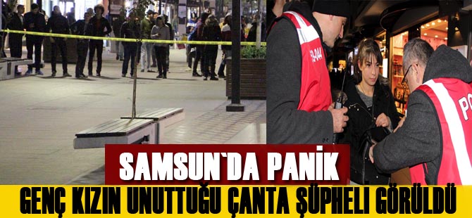 Genç kızın bankın altında unuttuğu çanta, tedirginlik yarattı