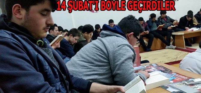 14 ŞUBAT'I BÖYLE GEÇİRDİLER