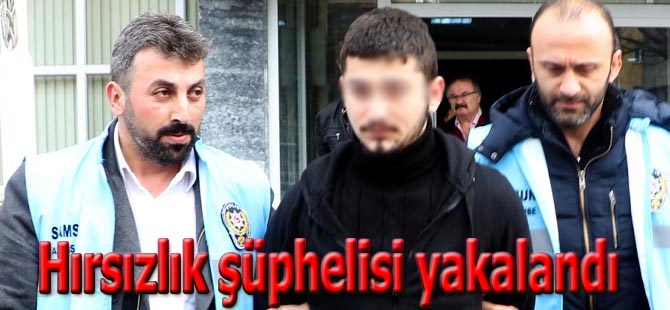 Hırsızlık şüphelisi yakalandı