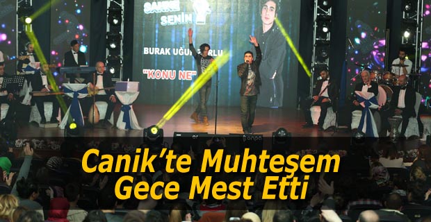 Canik'te muhteşem gece büyüledi