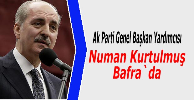 Numan Kurtulmuş Bafra`da