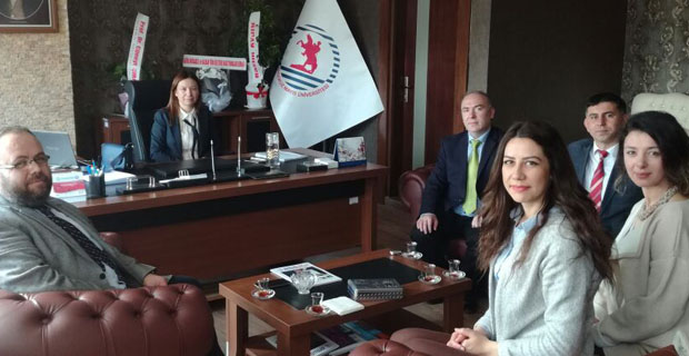 Mübadillerden Dekan Aydın'a ziyaret