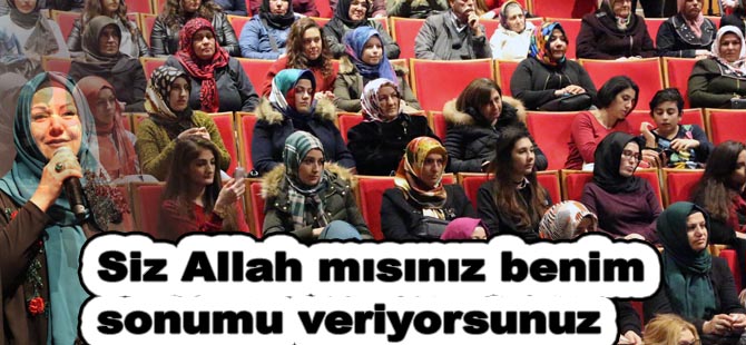 İkbal Gülpınar;Siz Allah mısınız benim sonumu veriyorsunuz