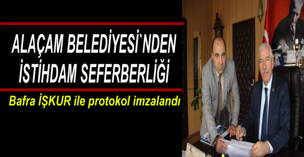 Alaçam Belediyesinden istihdam seferberliği