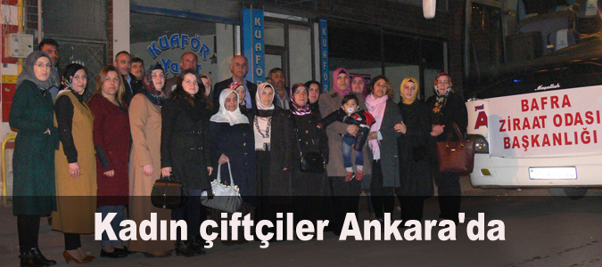 Kadın çiftçiler Ankara'da