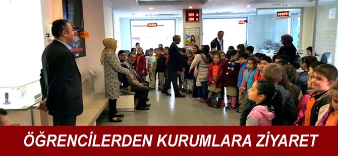 Minik öğrencilerden ziyaret