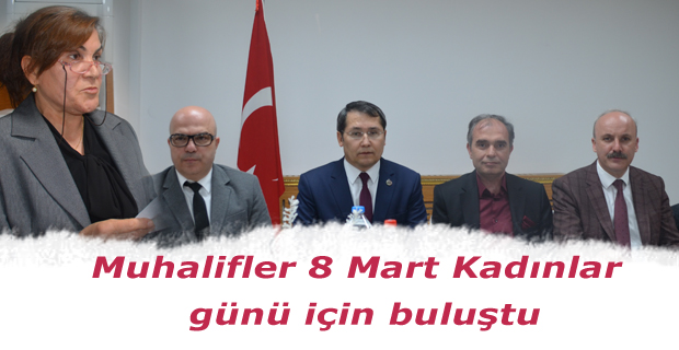 Muhalifler Kadınlar günü için buluştu