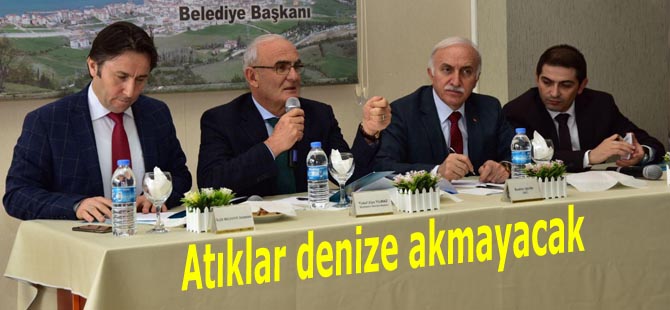 Yılmaz;"Atıklar denize akmayacak"