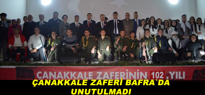 Bafra'da Çanakkale Zaferi ve Şehitleri Anma Programı